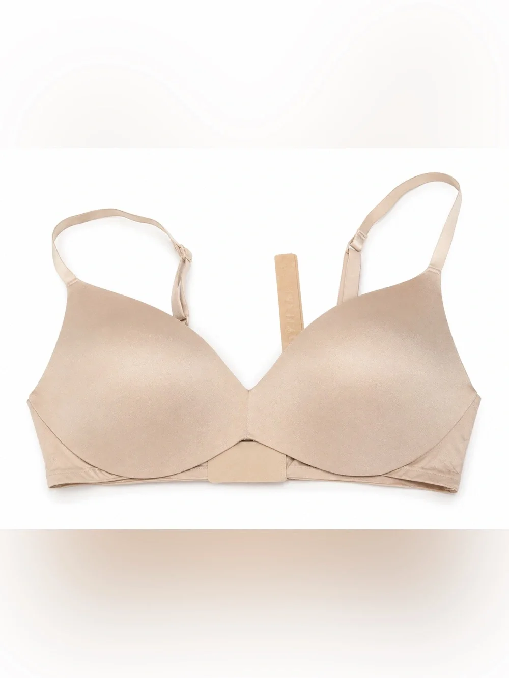 SKIMS Wireless Form Push-Up Plunge Bra NWT | Clay | 36B